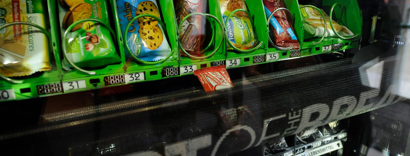 snacks más saludables en el vending